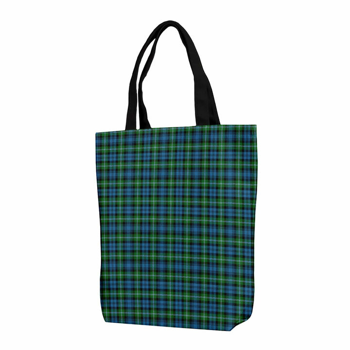 Scottish Lyon Clan Tartan Canvas Bag With Shoulder Strap Tartan Plaid 1