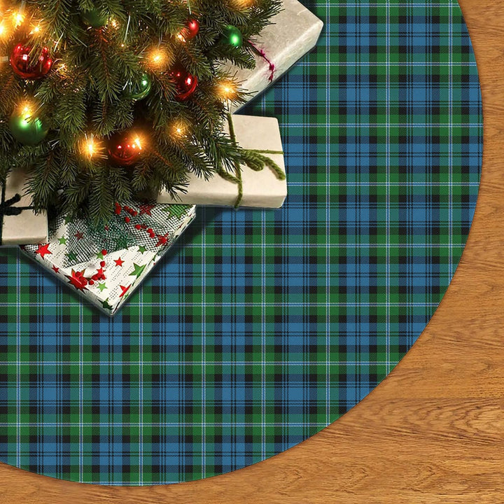 Scottish Lyon Clan Tartan Christmas Tree Skirt No Tassels 2 Tartan Plaid