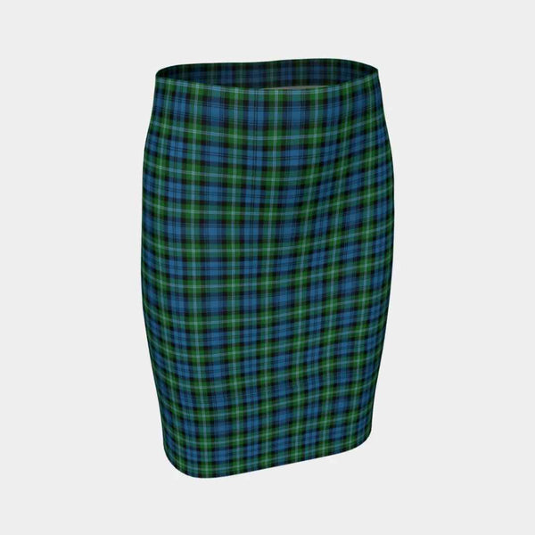 Scottish Lyon Clan Tartan Fitted Skirt Tartan Plaid 1
