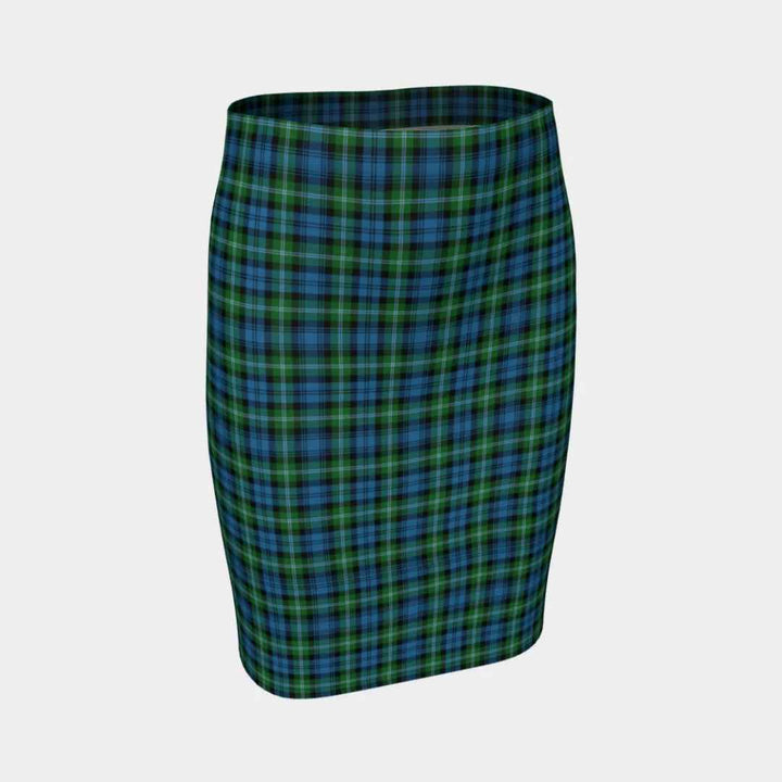 Scottish Lyon Clan Tartan Fitted Skirt Tartan Plaid 1
