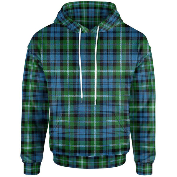 Scottish Lyon Clan Tartan Hoodie Front Side Tartan Plaid