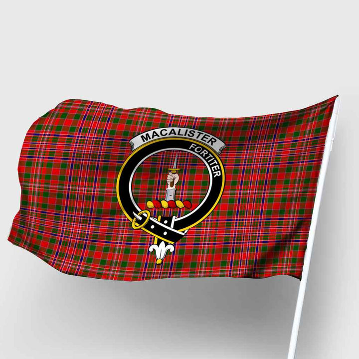 Scottish MacAlister Clan Crest Tartan Flag Parade Tartan Plaid 2