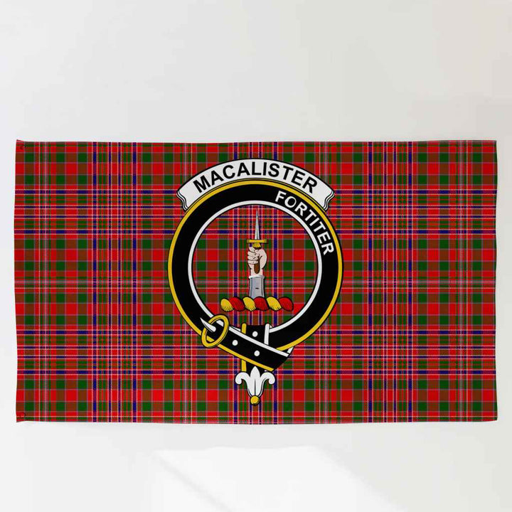 Scottish MacAlister Clan Crest Tartan Flag Parade Tartan Plaid 3