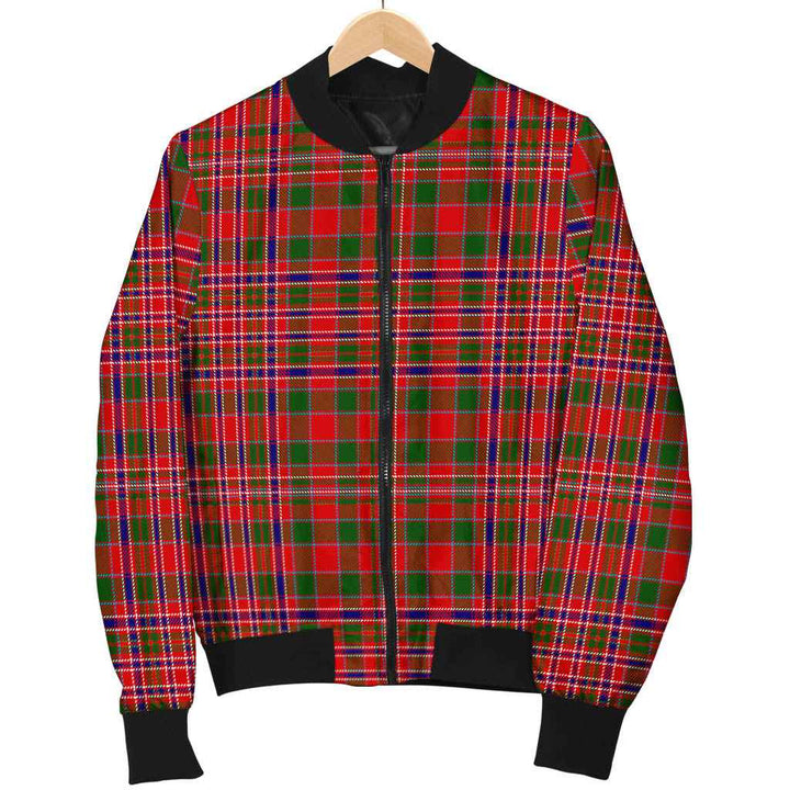 Scottish MacAlister Modern Clan Tartan Bomber Jacket Tartan Plaid 1