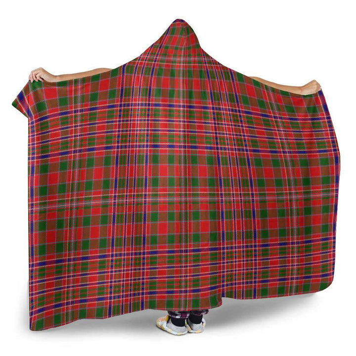 Scottish MacAlister Modern Clan Tartan Hooded Blanket Tartan Plaid 2