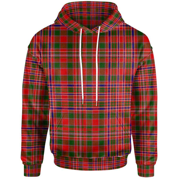 Scottish MacAlister Modern Clan Tartan Hoodie Front Side Tartan Plaid
