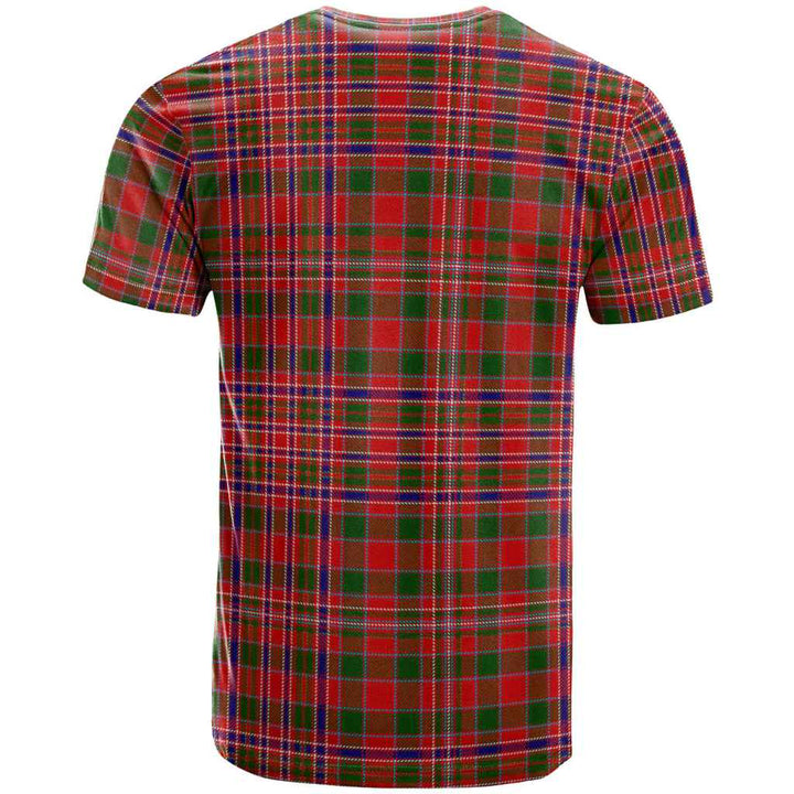Scottish MacAlister Modern Clan Tartan T-Shirt Back Side Tartan Plaid
