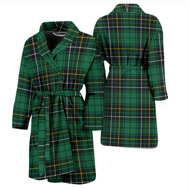Scottish MacAlpine Ancient Clan Tartan Bathrobe 3