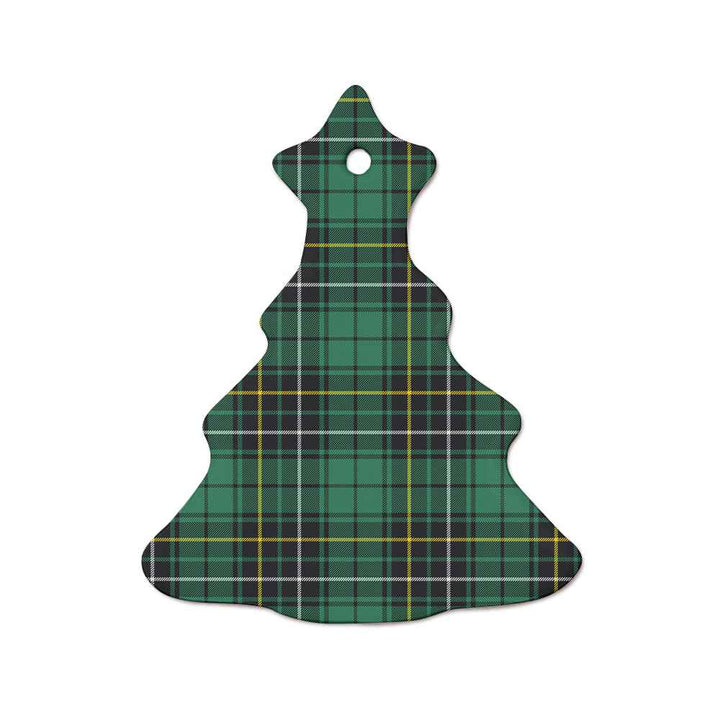 Scottish MacAlpine Ancient Clan Tartan Ceramic Ornament  Tree Shape Tartan Plaid