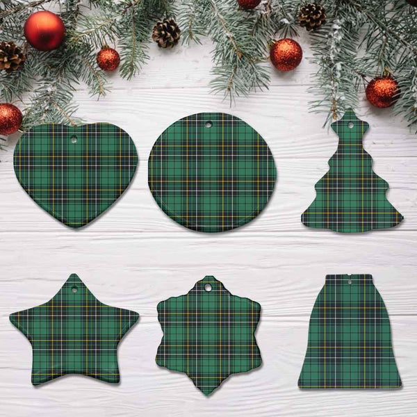 Scottish MacAlpine Ancient Clan Tartan Ceramic Ornament All Tartan Plaid