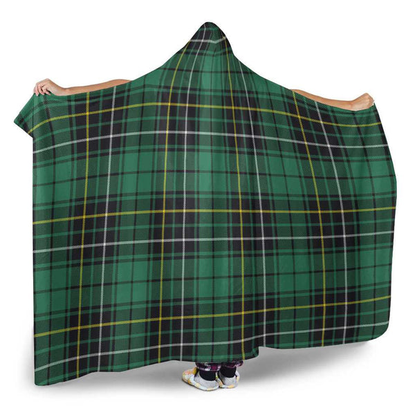Scottish MacAlpine Ancient Clan Tartan Hooded Blanket Tartan Plaid 2