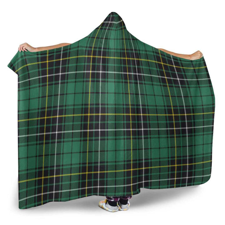 Scottish MacAlpine Ancient Clan Tartan Hooded Blanket Tartan Plaid 2
