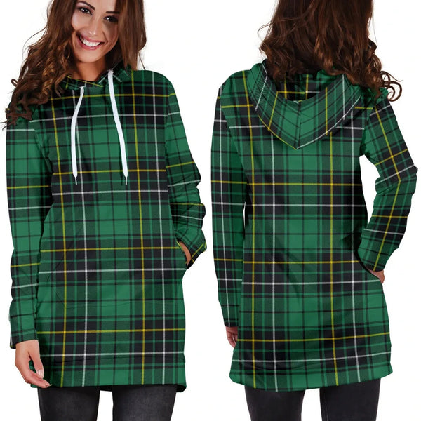 Scottish MacAlpine Ancient Clan Tartan Hoodie Dress