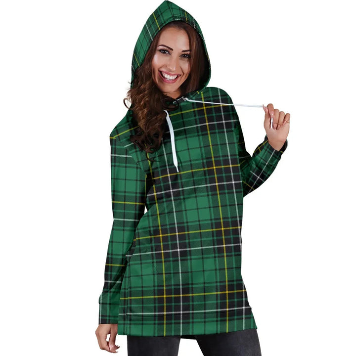 Scottish MacAlpine Ancient Clan Tartan Hoodie Dress