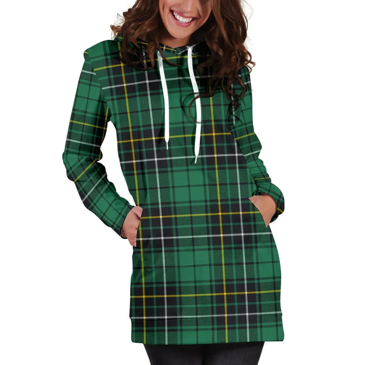 Scottish MacAlpine Ancient Clan Tartan Hoodie Dress