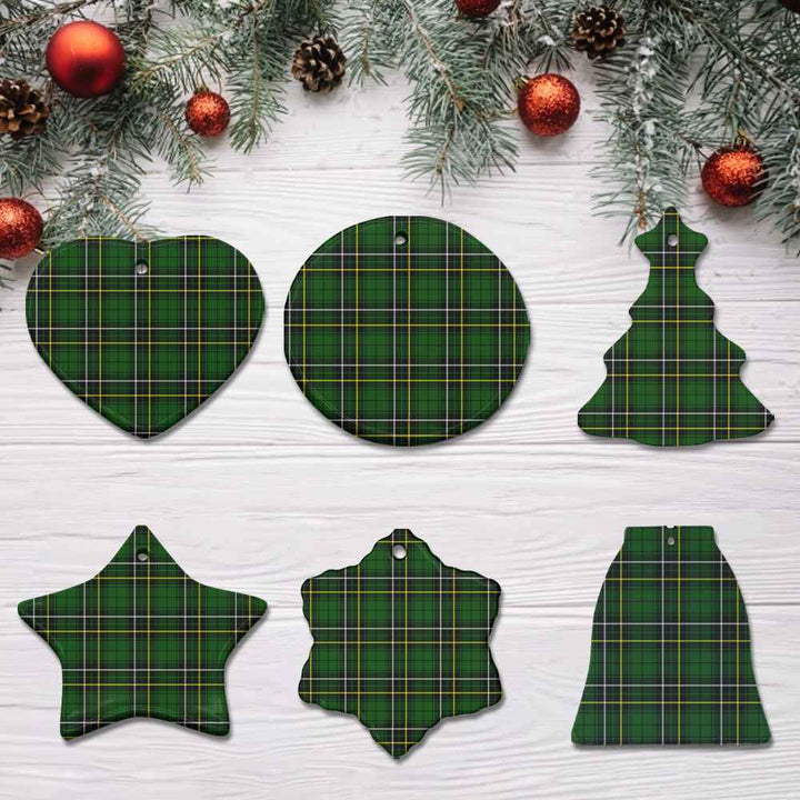 Scottish MacAlpine Modern Clan Tartan Ceramic Ornament All Tartan Plaid