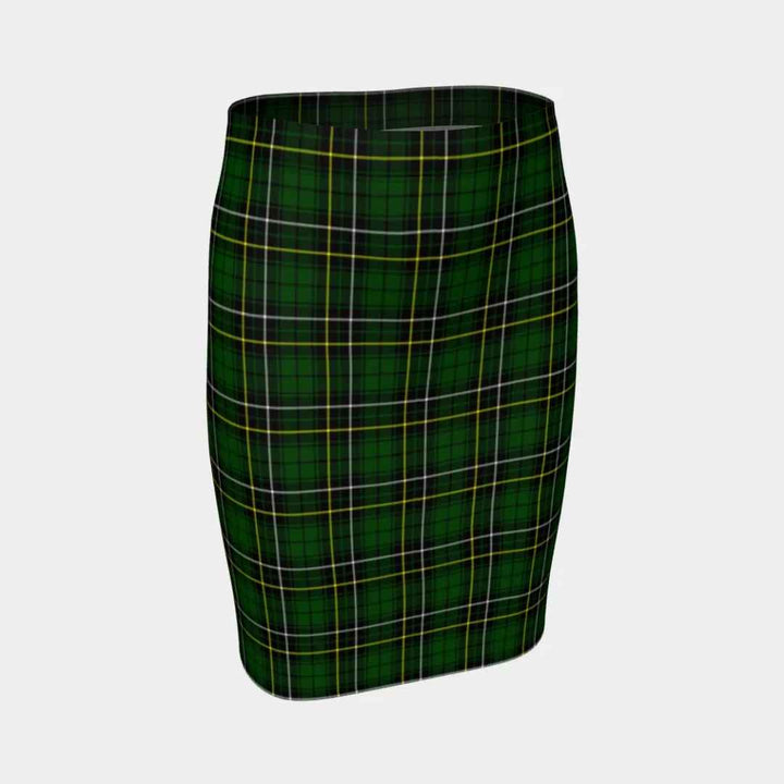 Scottish MacAlpine Modern Clan Tartan Fitted Skirt Tartan Plaid 1
