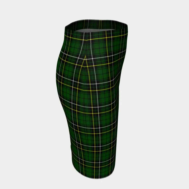 Scottish MacAlpine Modern Clan Tartan Fitted Skirt Tartan Plaid 3
