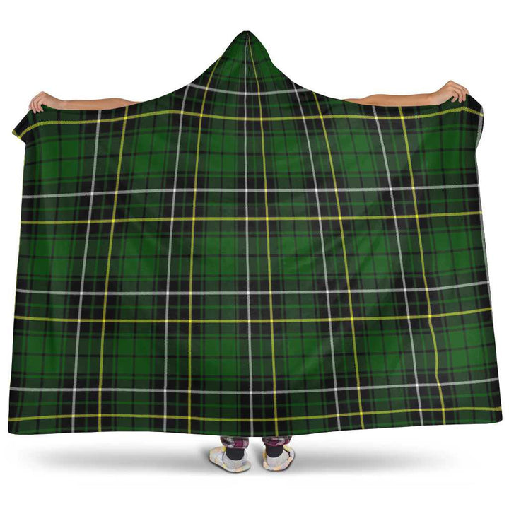 Scottish MacAlpine Modern Clan Tartan Hooded Blanket Tartan Plaid 1