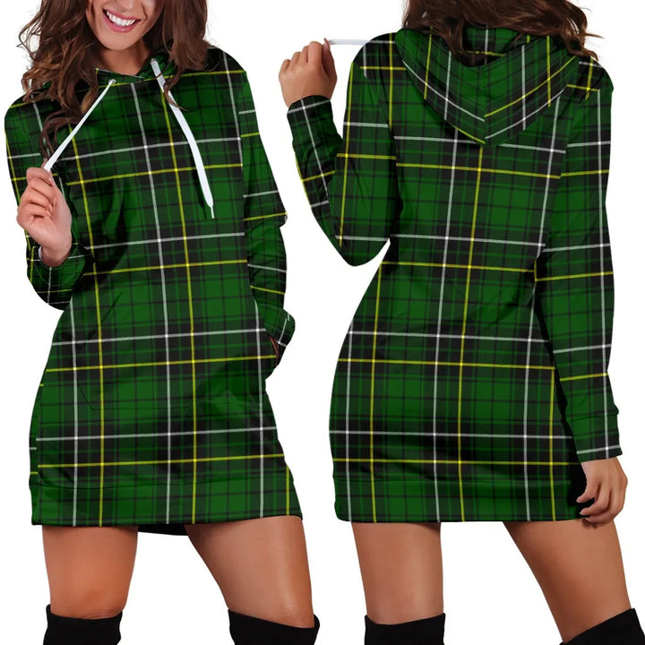 Scottish MacAlpine Modern Clan Tartan Hoodie Dress