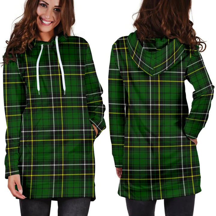 Scottish MacAlpine Modern Clan Tartan Hoodie Dress