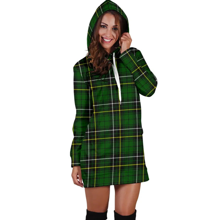 Scottish MacAlpine Modern Clan Tartan Hoodie Dress