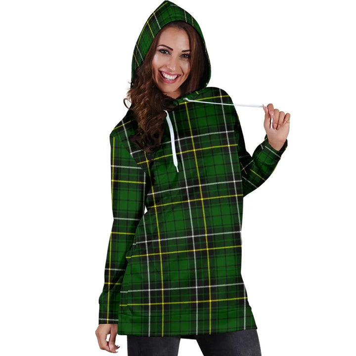 Scottish MacAlpine Modern Clan Tartan Hoodie Dress