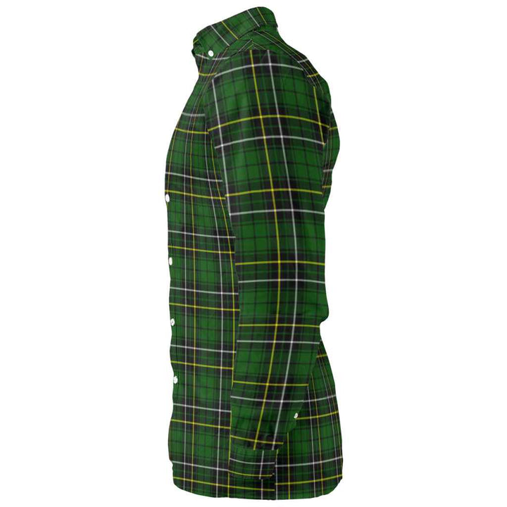 Scottish MacAlpine Modern Clan Tartan Long Sleeve Shirt Tartan Plaid