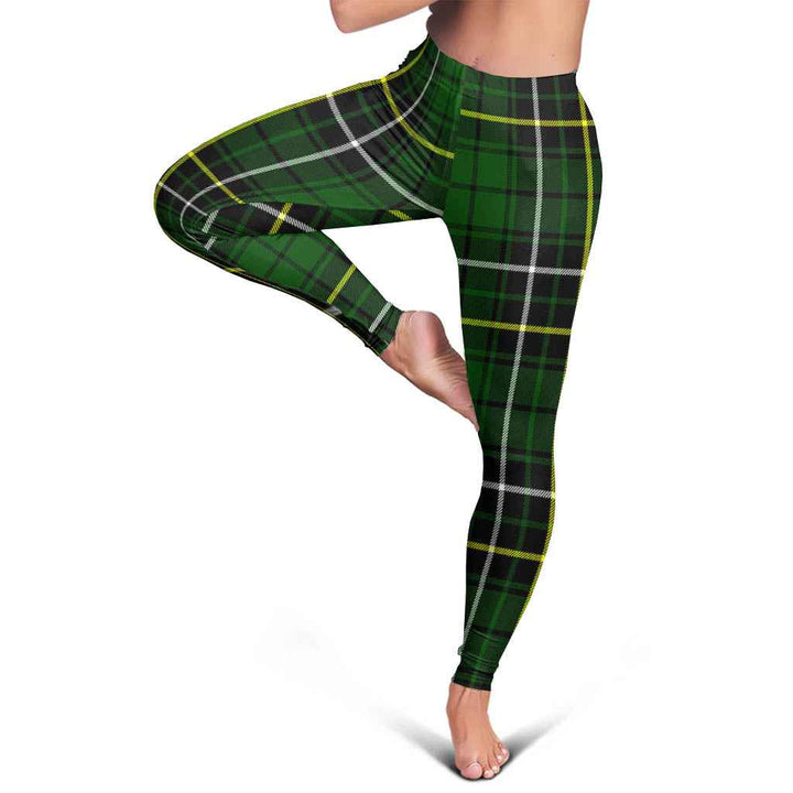 Scottish MacAlpine Modern Clan Tartan Women Leggings Tartan Plaid 5