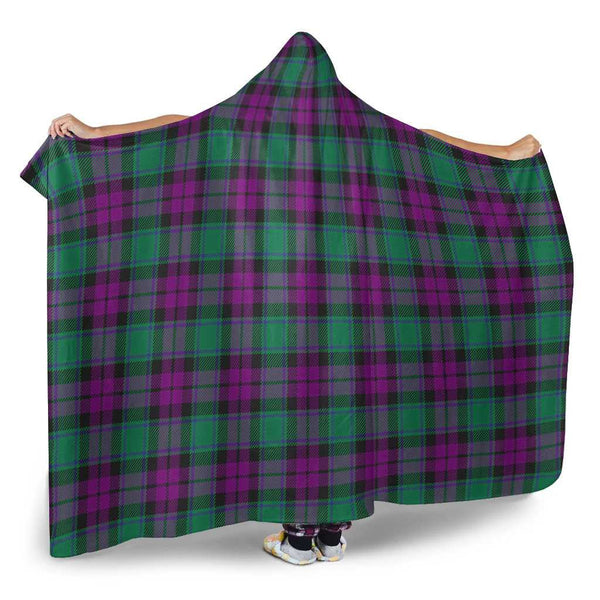Scottish MacArthur - Milton Clan Tartan Hooded Blanket Tartan Plaid 2