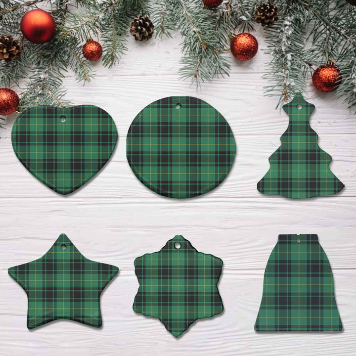 Scottish MacArthur - Milton Clan Tartan Ceramic Ornament All Tartan Plaid