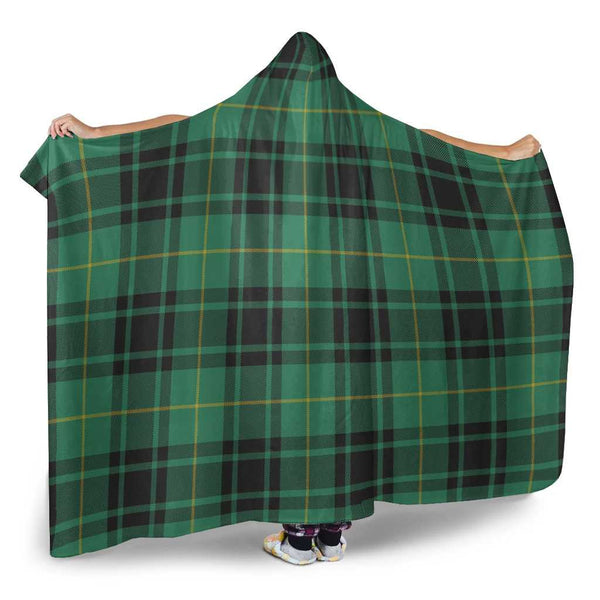 Scottish MacArthur Ancient Clan Tartan Hooded Blanket Tartan Plaid 2