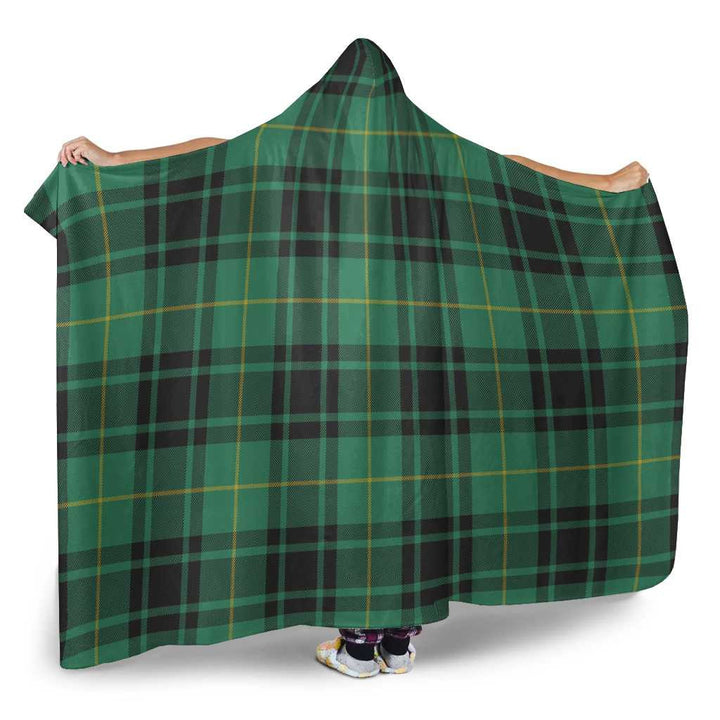 Scottish MacArthur Ancient Clan Tartan Hooded Blanket Tartan Plaid 2