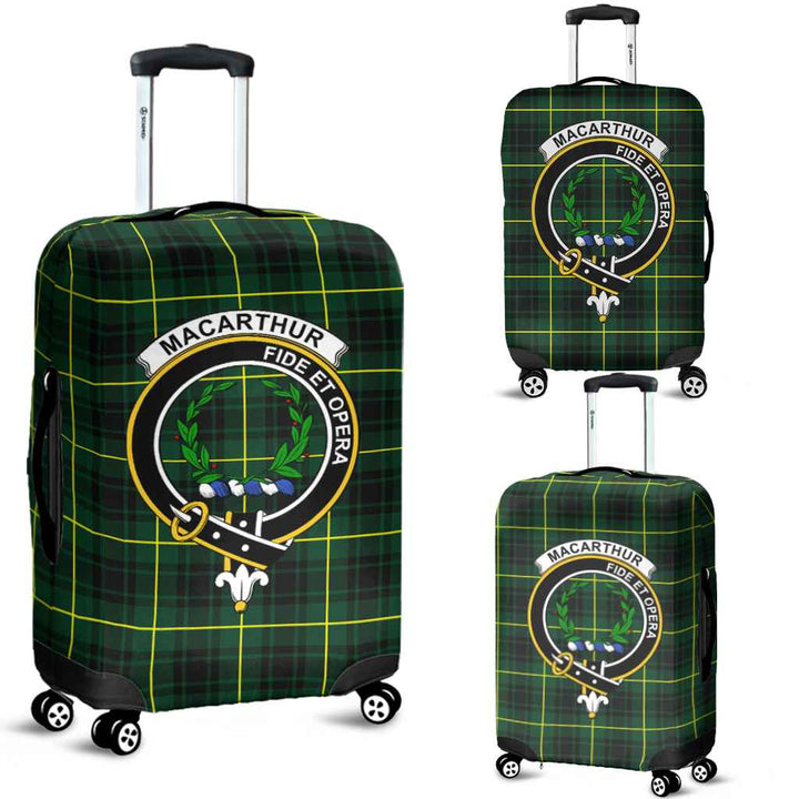 Scottish MacArthur Clan Crest Tartan Luggage Cover Tartan Plaid 1