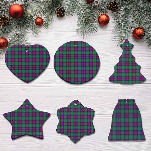 Scottish MacArthur Ancient Clan Tartan Ceramic Ornament All Tartan Plaid