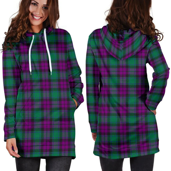 Scottish MacArthur - Milton Clan Tartan Hoodie Dress