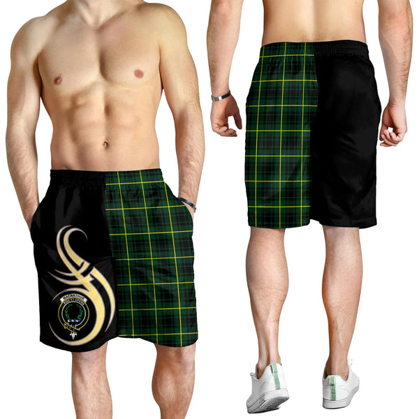 Scottish MacArthur Modern Clan Crest Tartan Believe in Me Men's Shorts