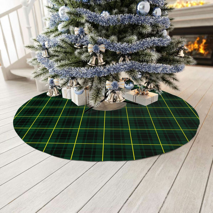 Scottish MacArthur Modern Clan Tartan Christmas Tree Skirt No Tassels 3 Tartan Plaid