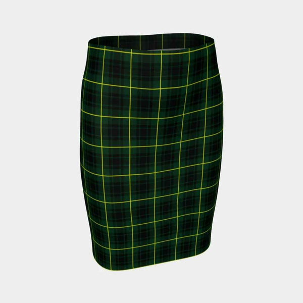 Scottish MacArthur Modern Clan Tartan Fitted Skirt Tartan Plaid 1