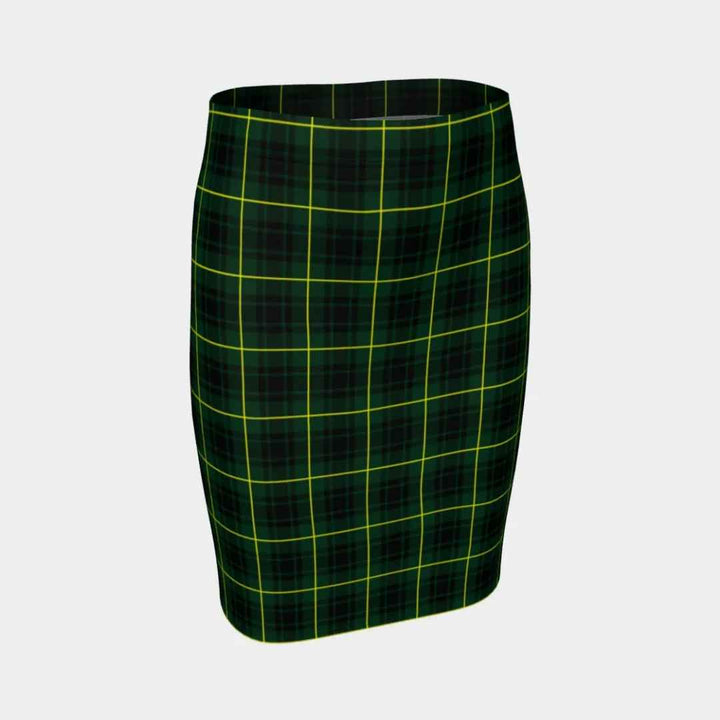 Scottish MacArthur Modern Clan Tartan Fitted Skirt Tartan Plaid 1
