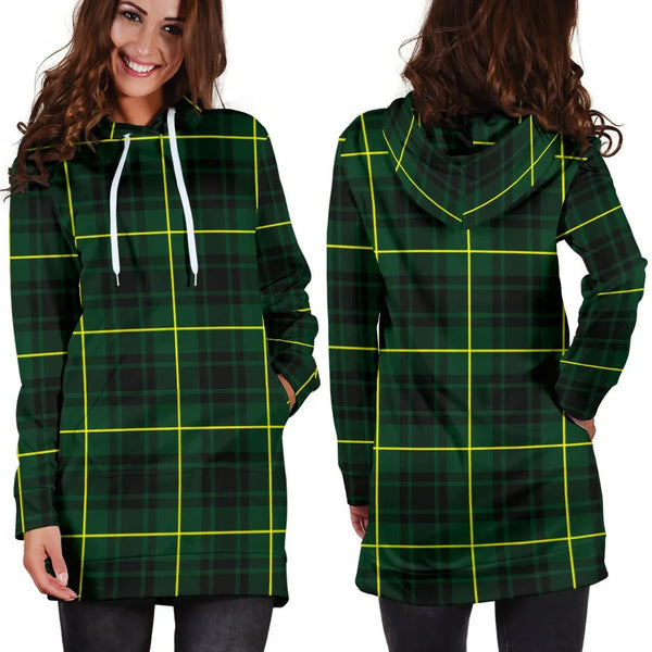 Scottish MacArthur Modern Clan Tartan Hoodie Dress