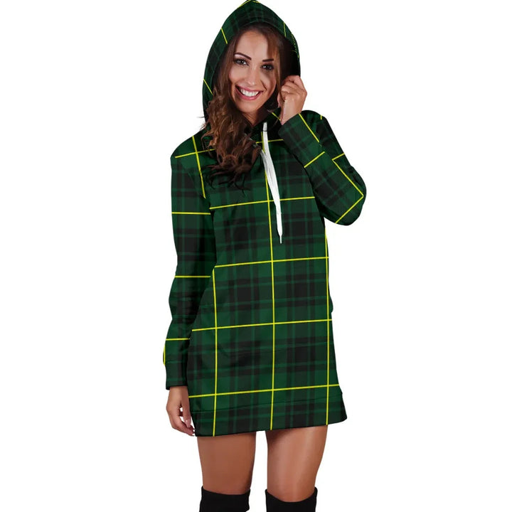 Scottish MacArthur Modern Clan Tartan Hoodie Dress