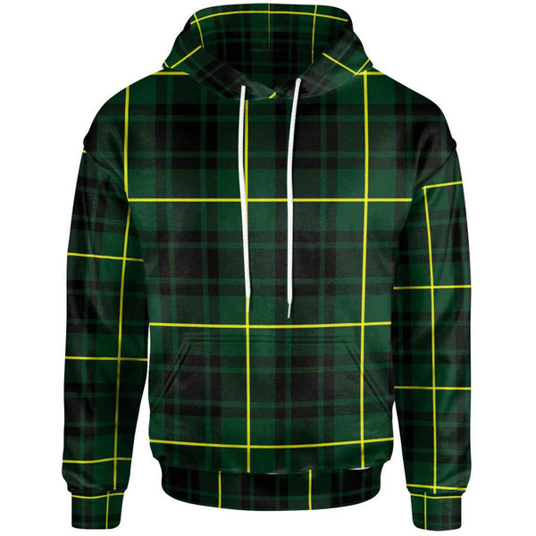 Scottish MacArthur Modern Clan Tartan Hoodie Front Side Tartan Plaid