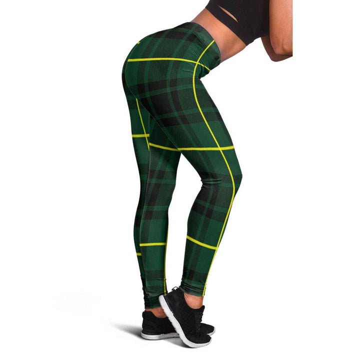 Scottish MacArthur Modern Clan Tartan Women Leggings Tartan Plaid 1