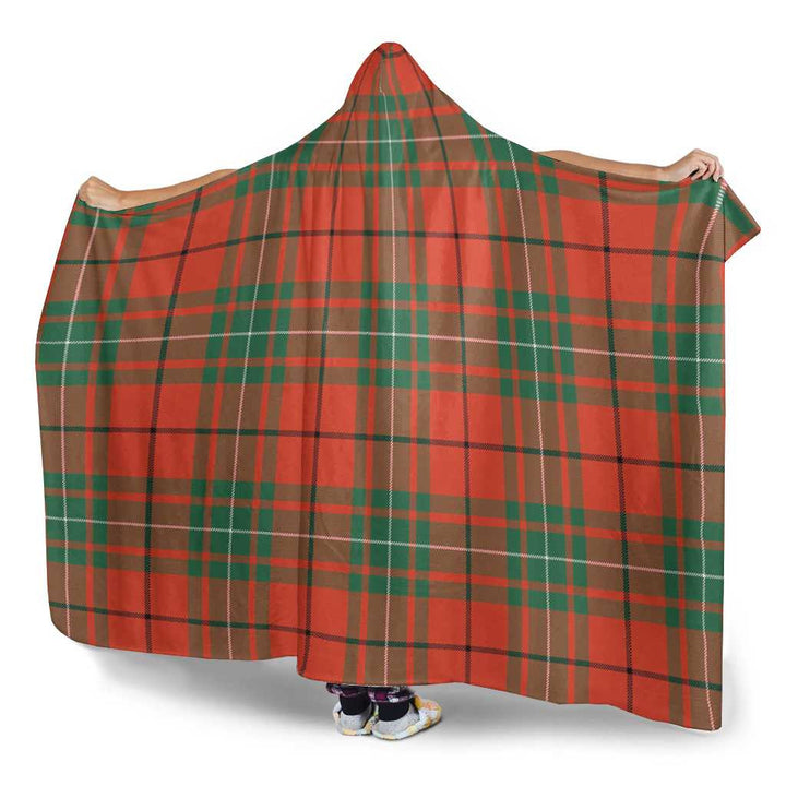 Scottish MacAulay Ancient Clan Tartan Hooded Blanket Tartan Plaid 3