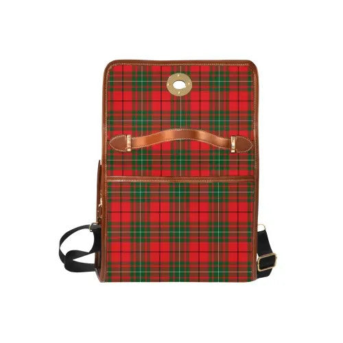 Scottish MacAulay Clan Crest Tartan Waterproof Canvas Bag Tartan Plaid 6
