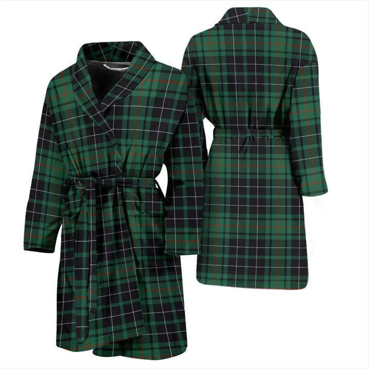 Scottish MacAulay Hunting Ancient Clan Tartan Bathrobe 3