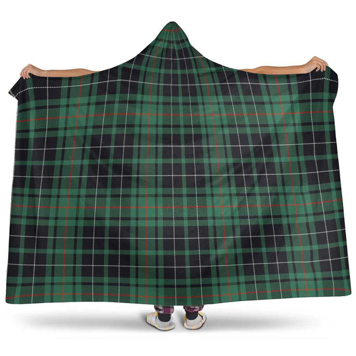 Scottish MacAulay Hunting Ancient Clan Tartan Hooded Blanket Tartan Plaid 1