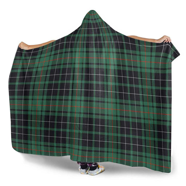 Scottish MacAulay Hunting Ancient Clan Tartan Hooded Blanket Tartan Plaid 3