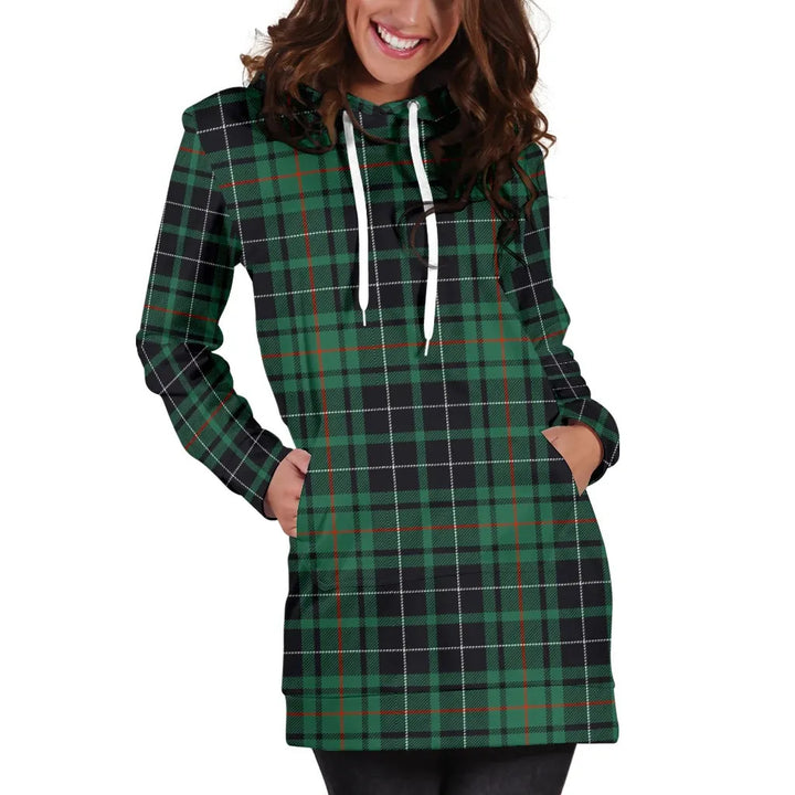 Scottish MacAulay Hunting Ancient Clan Tartan Hoodie Dress